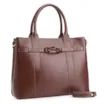 Bolsa Tote Bridão Couro Marrom - imagem 3