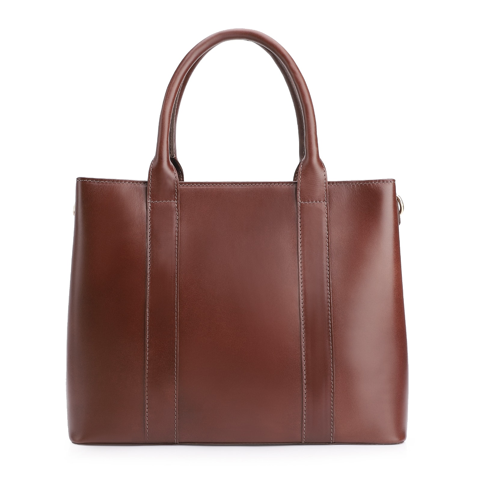 Bolsa Tote Bridão Couro Marrom