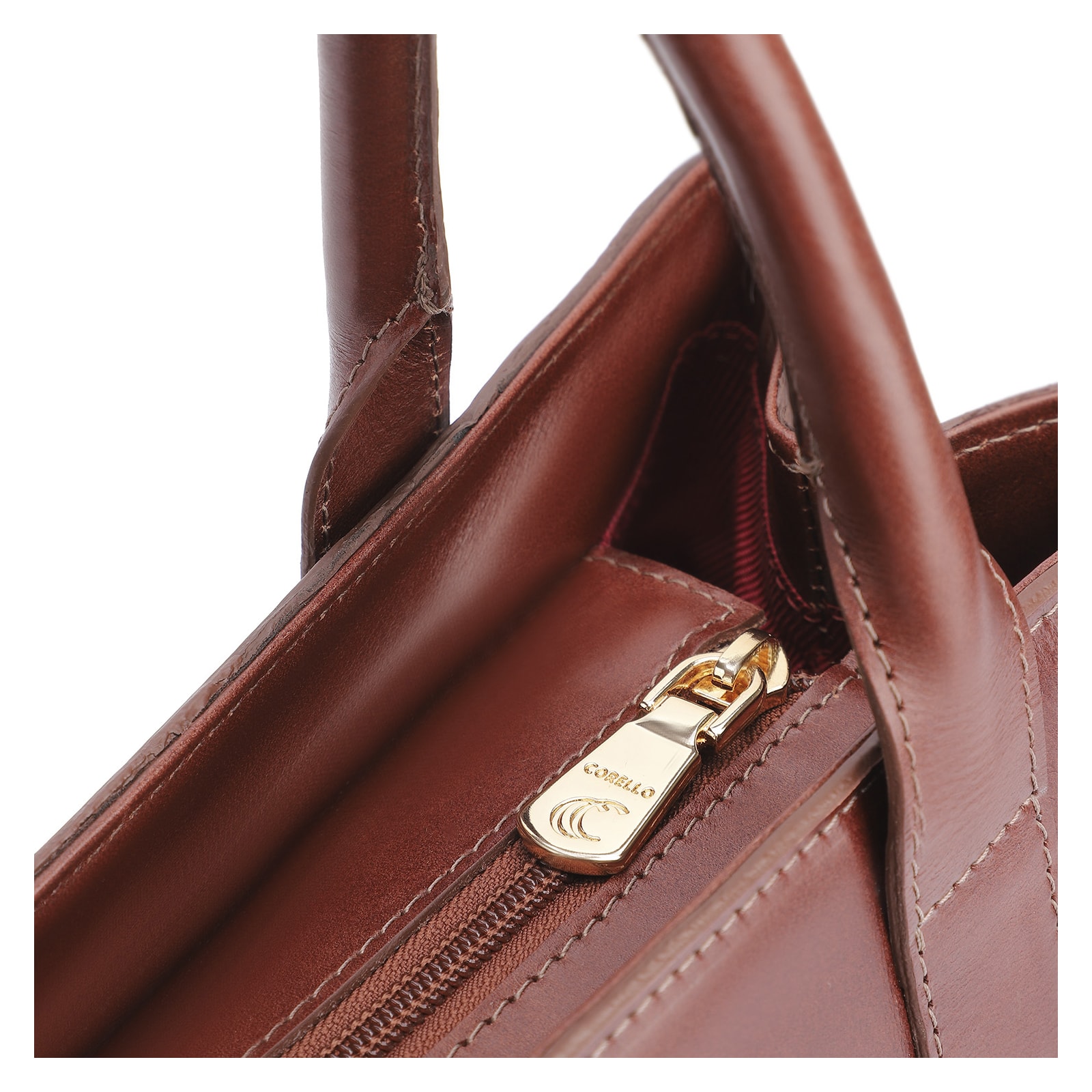 Bolsa Tote Bridão Couro Marrom