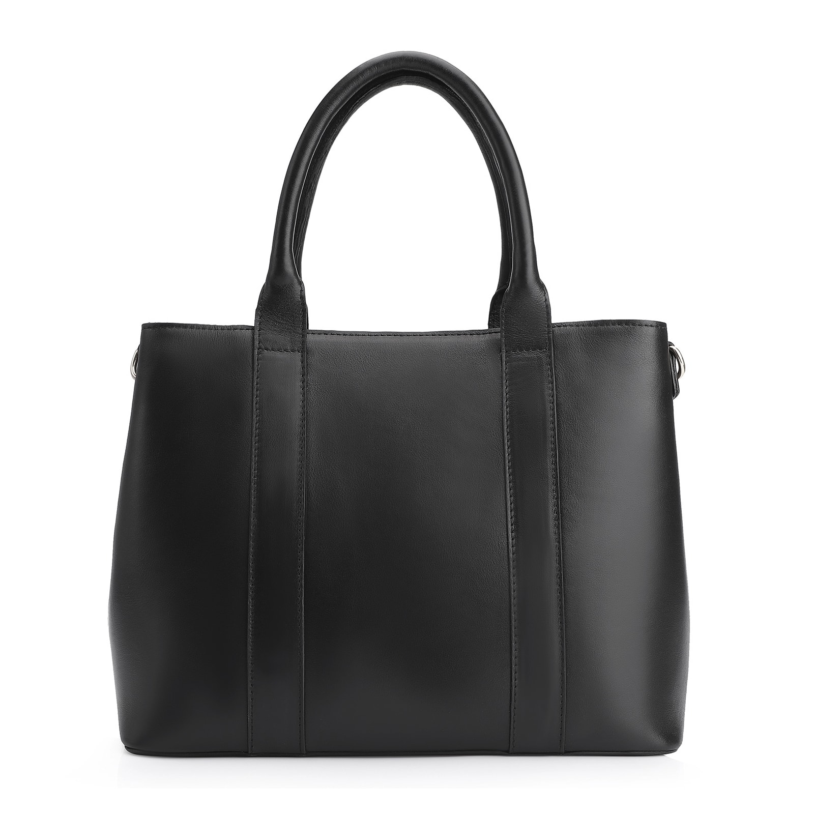 Bolsa Tote Bridão Couro Preto