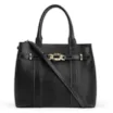 Bolsa Tote Bridão Couro Preto - imagem 1