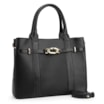 Bolsa Tote Bridão Couro Preto - imagem 2