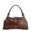 Bolsa Tote Cadeado Couro Marrom - imagem 1