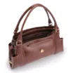 Bolsa Tote Cadeado Couro Marrom - imagem 4