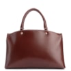 Bolsa Tote Cadeado Couro Marrom - imagem 4