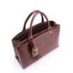 Bolsa Tote Cadeado Couro Marrom - imagem 5
