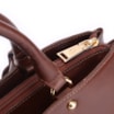Bolsa Tote Cadeado Couro Marrom - imagem 6