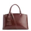 Bolsa Tote Cadeado Couro Marrom - imagem 1