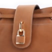 Bolsa Tote Cadeado Couro Marrom Claro - imagem 8
