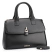 Bolsa Tote Cadeado Couro Preto - imagem 3