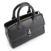 Bolsa Tote Cadeado Couro Preto - imagem 5