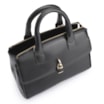 Bolsa Tote Cadeado Couro Preto - imagem 5