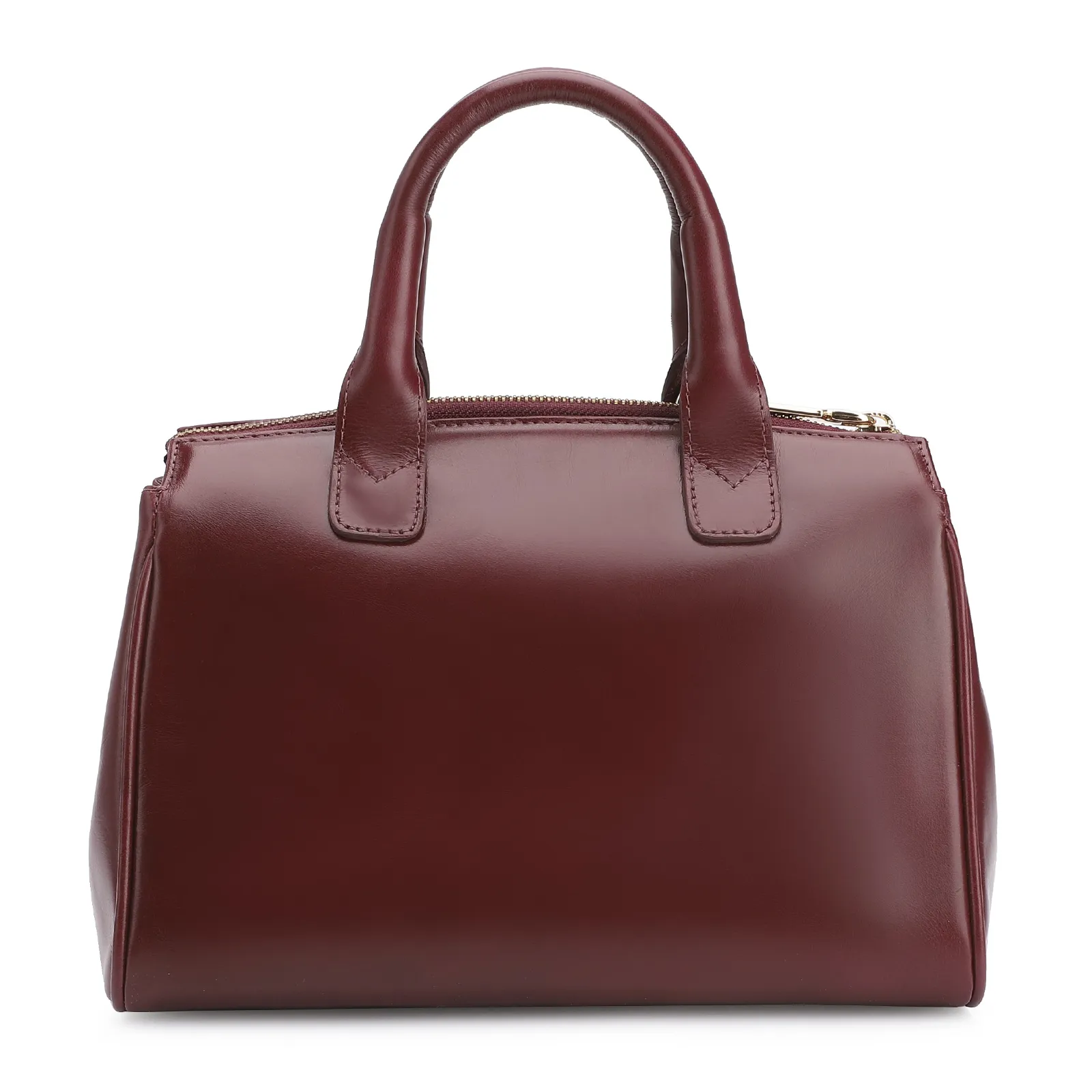 Bolsa Tote Cadeado Couro Vinho