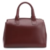 Bolsa Tote Cadeado Couro Vinho - imagem 4