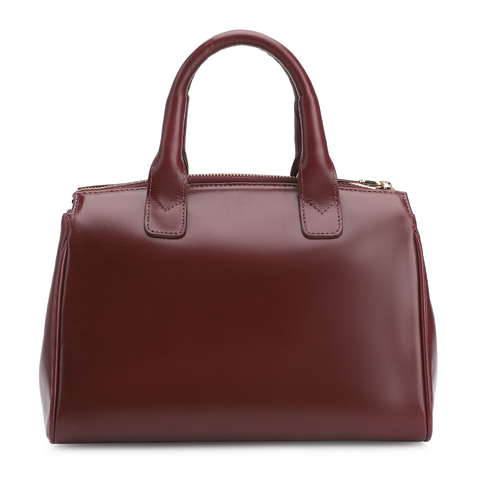 Bolsa Tote Cadeado Couro Vinho