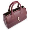 Bolsa Tote Cadeado Couro Vinho - imagem 5