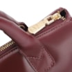 Bolsa Tote Cadeado Couro Vinho - imagem 6
