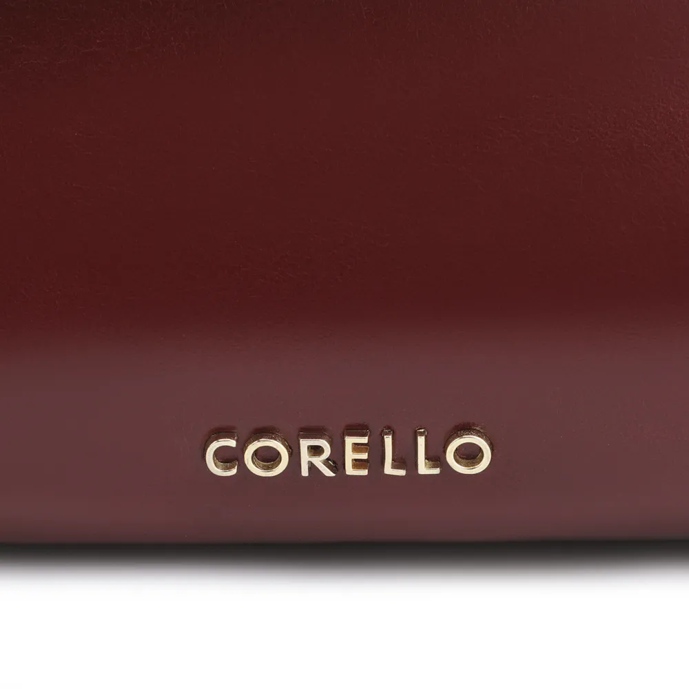 Bolsa Tote Cadeado Couro Vinho - imagem 7