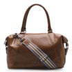 Bolsa Tote Caramelo/Faixa Azul - imagem 1