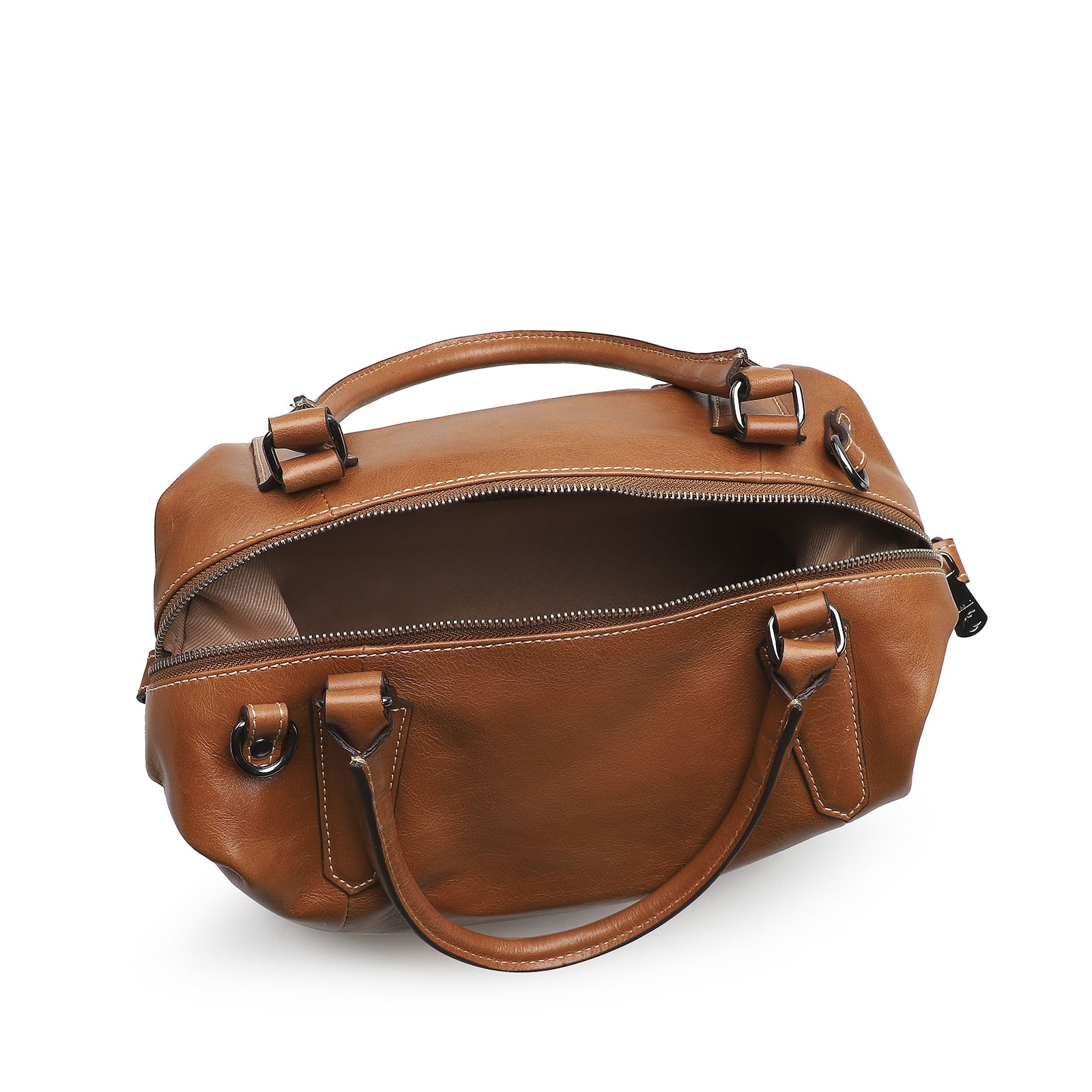 Bolsa Tote Caramelo/Faixa Off White