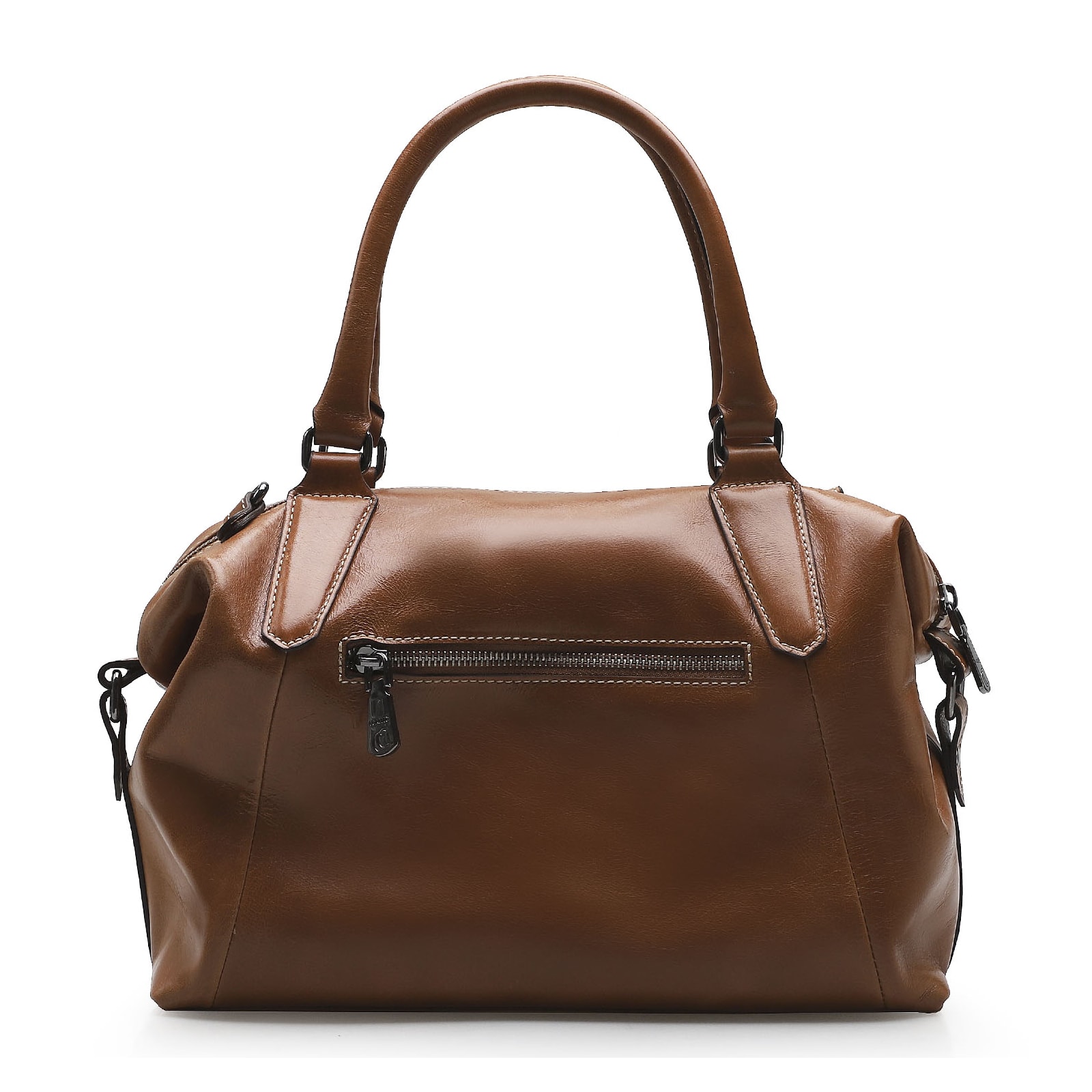 Bolsa Tote Caramelo/Faixa Off White
