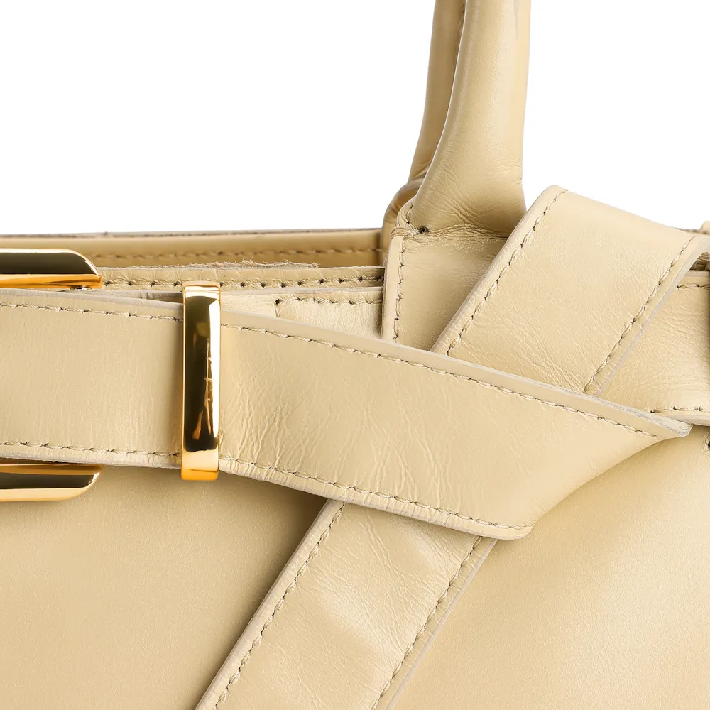 Bolsa Tote Couro Amarelo - imagem 7