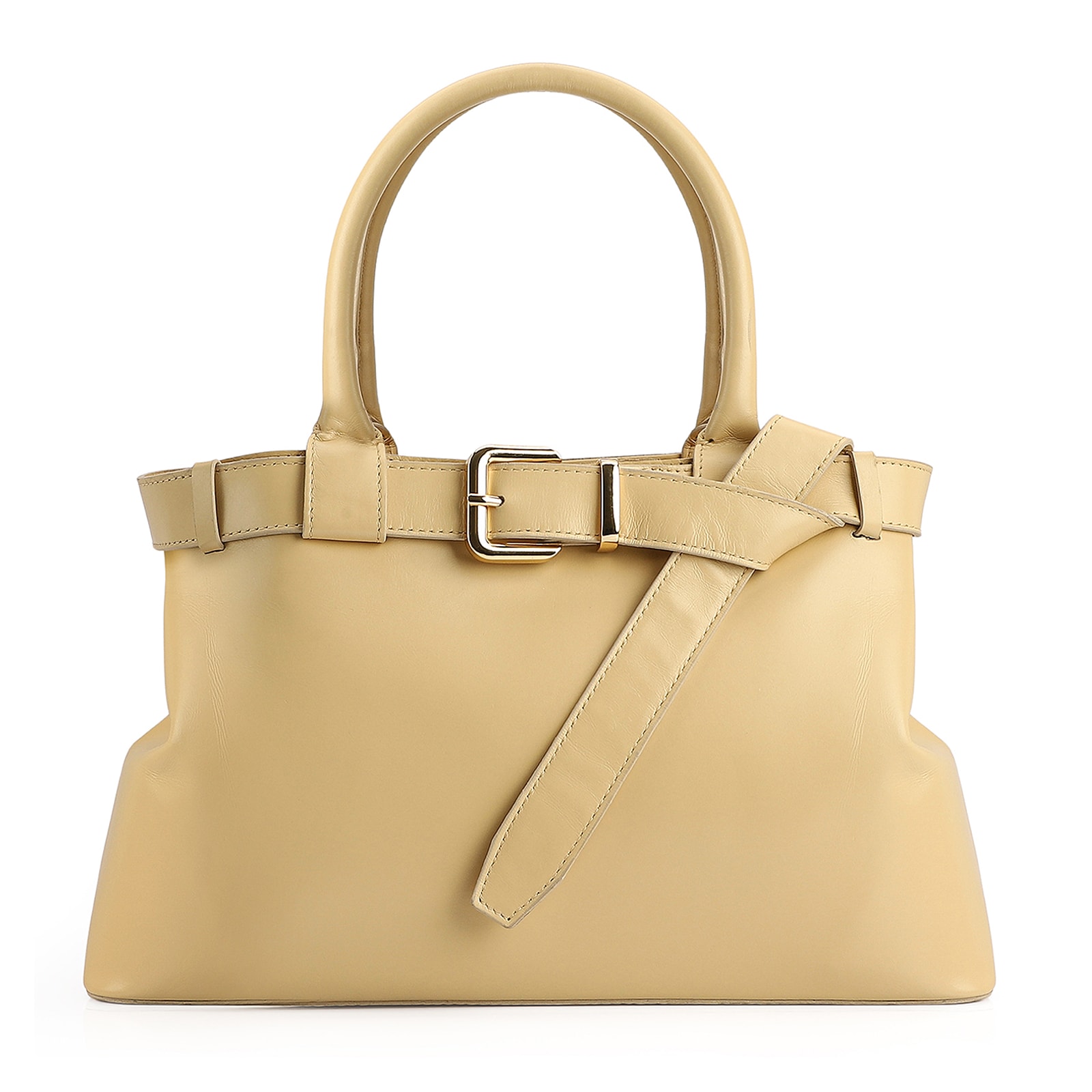 Bolsa Tote Couro Amarelo