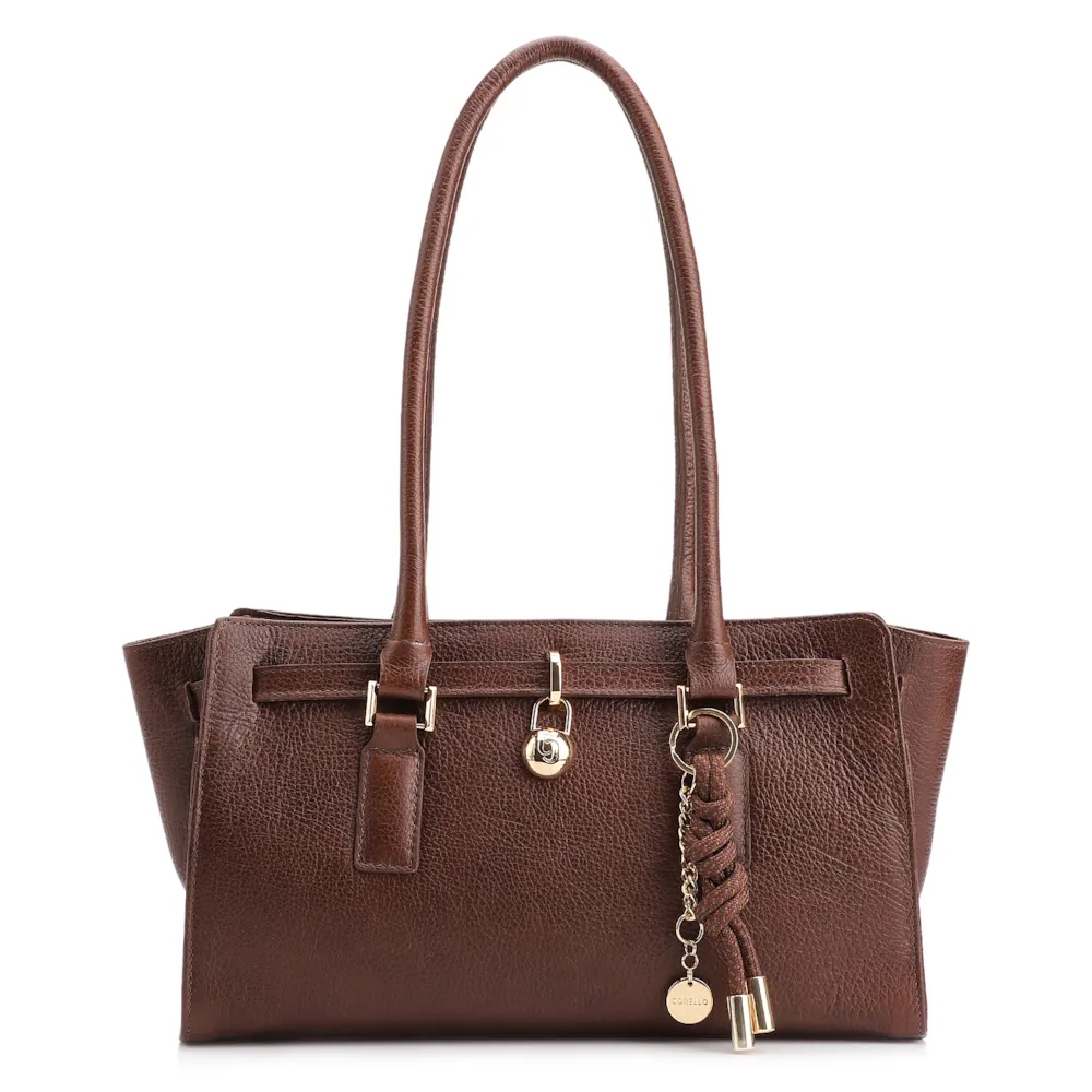 Bolsa Tote Couro Antique Marrom