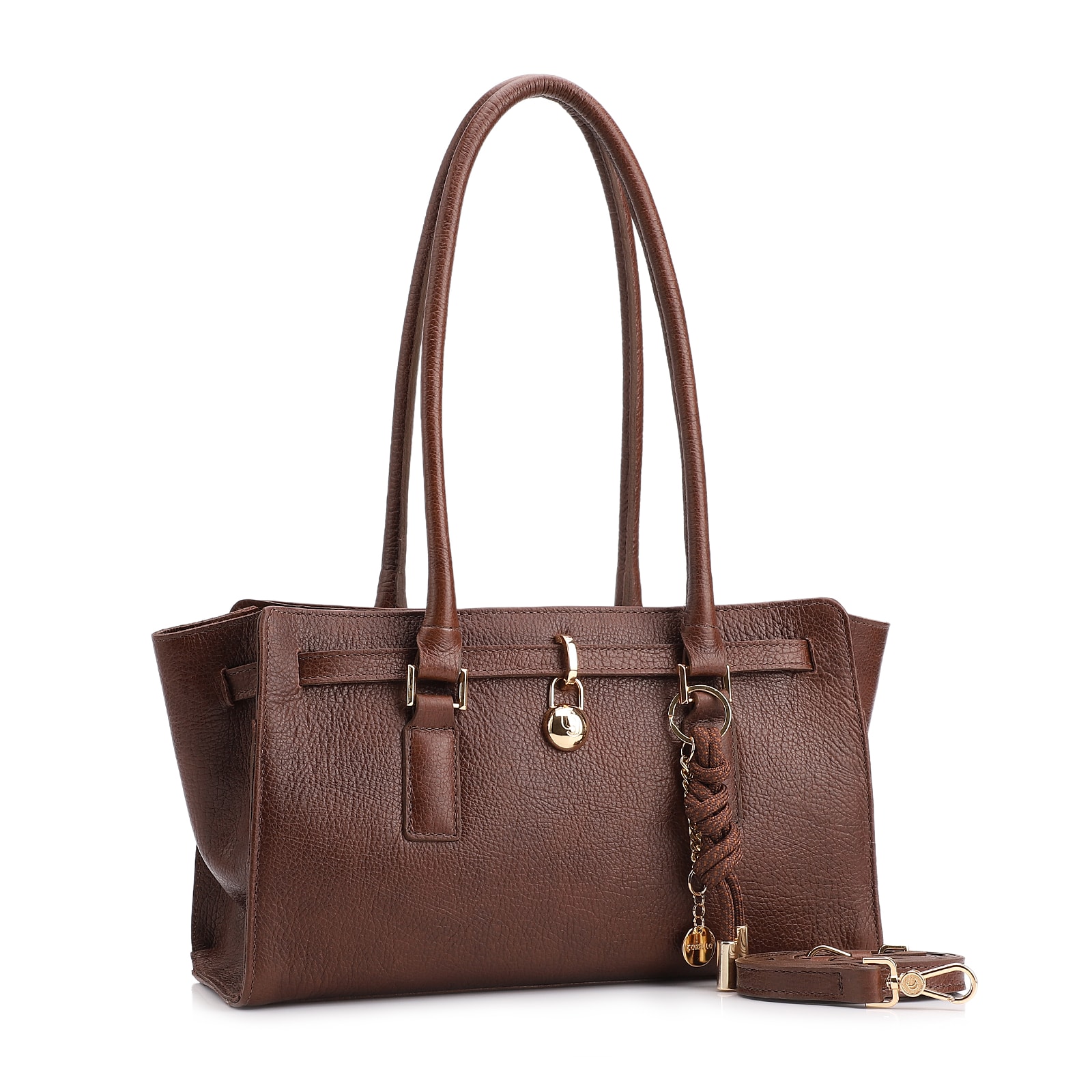 Bolsa Tote Couro Antique Marrom