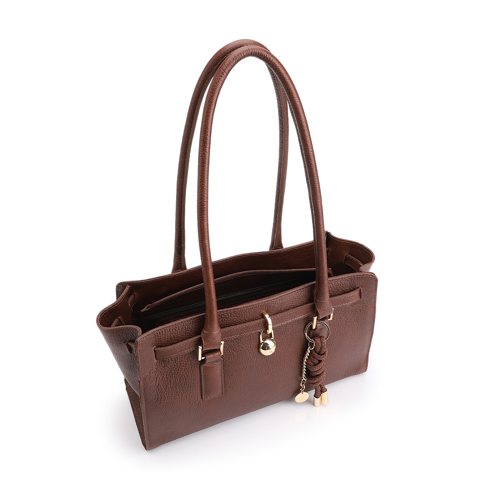 Bolsa Tote Couro Antique Marrom