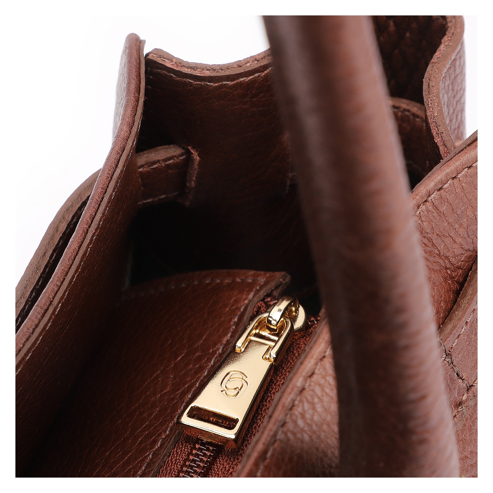 Bolsa Tote Couro Antique Marrom