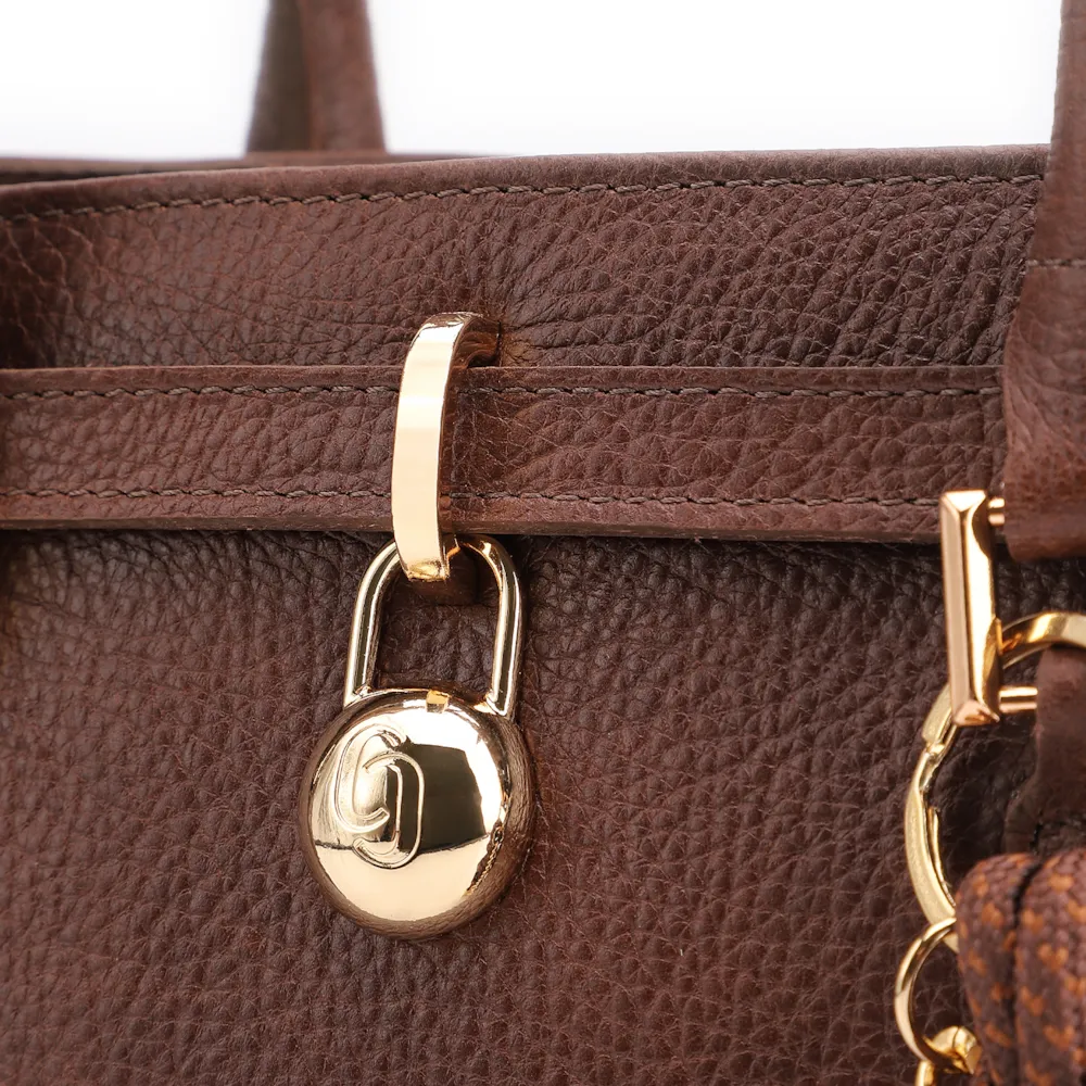 Bolsa Tote Couro Antique Marrom - imagem 8