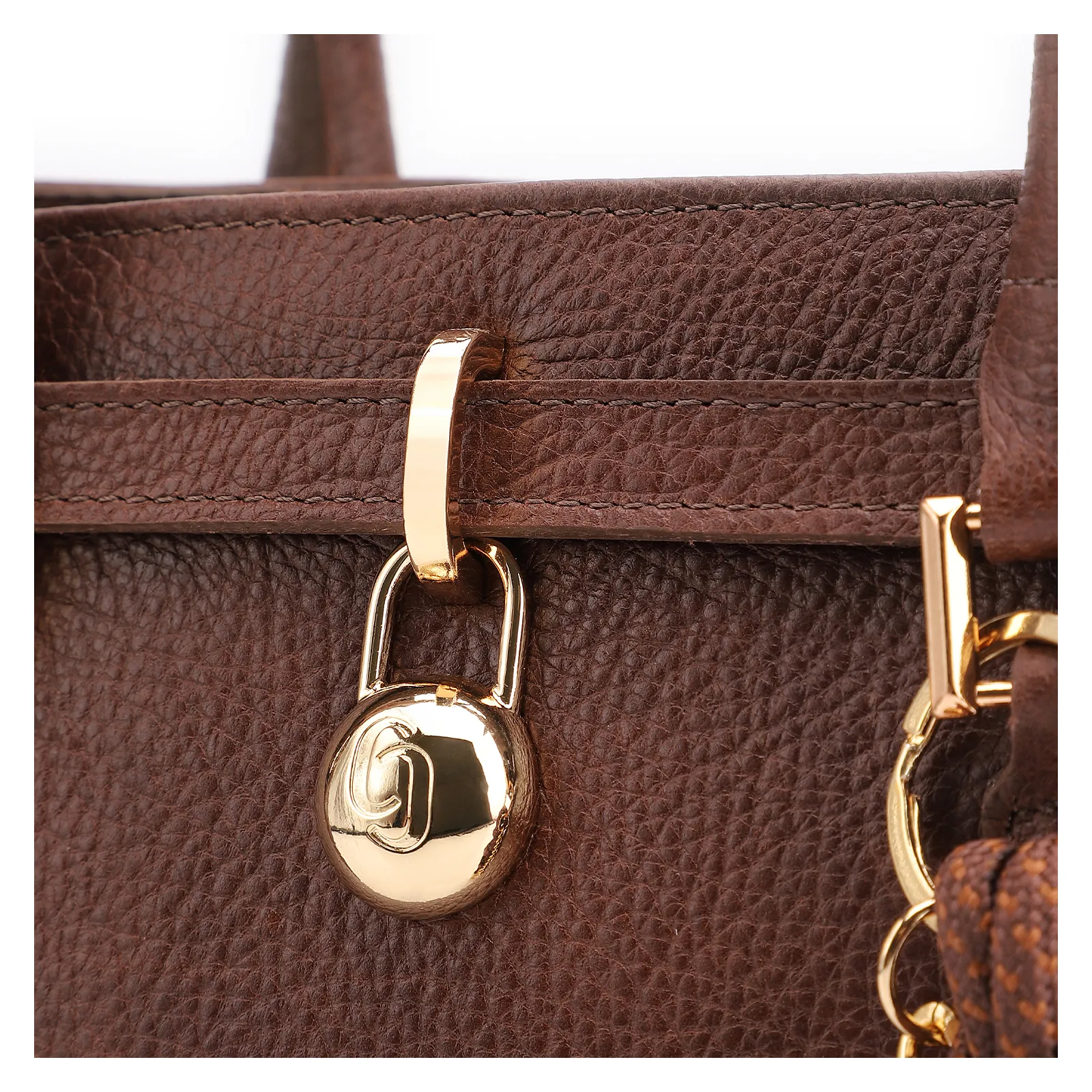 Bolsa Tote Couro Antique Marrom