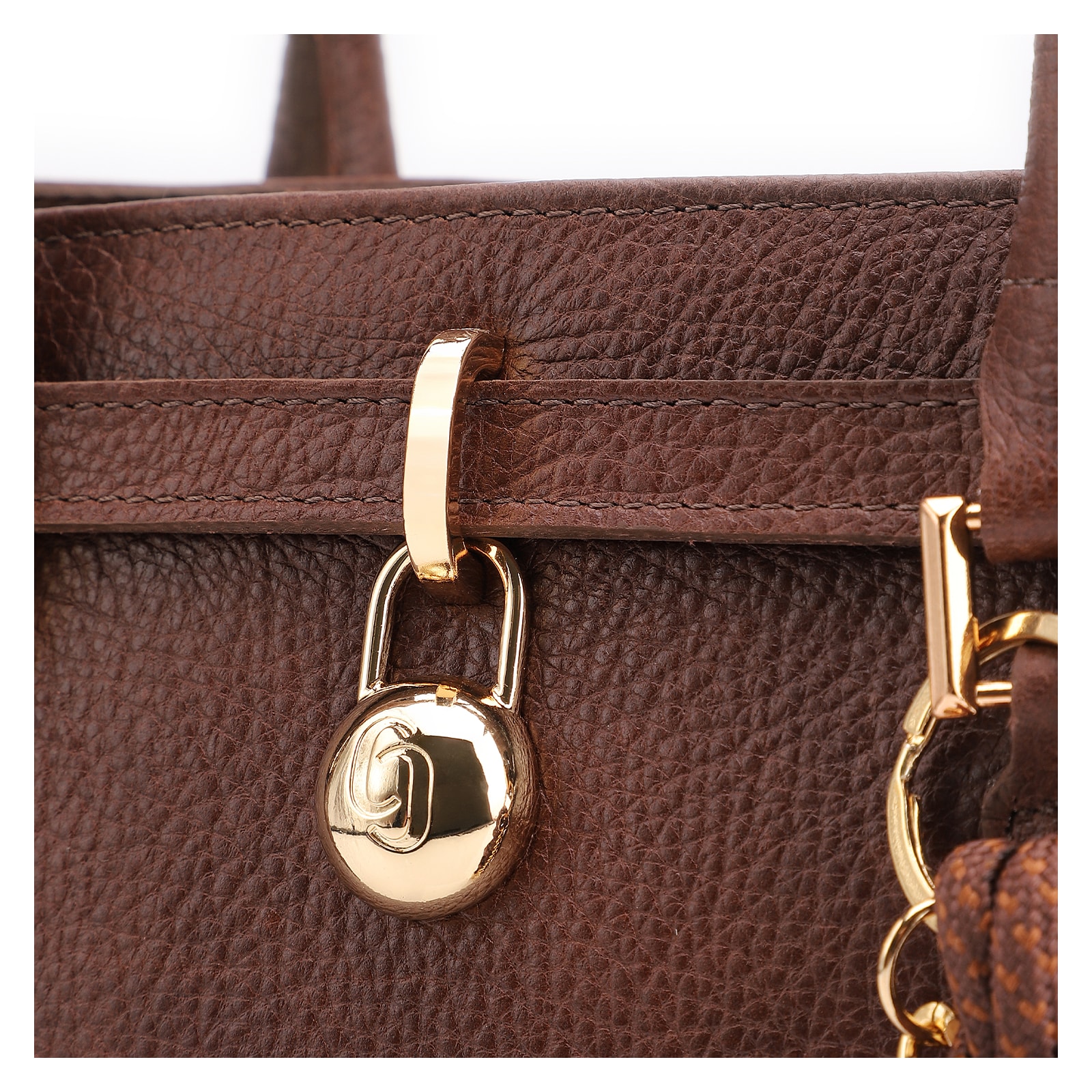 Bolsa Tote Couro Antique Marrom