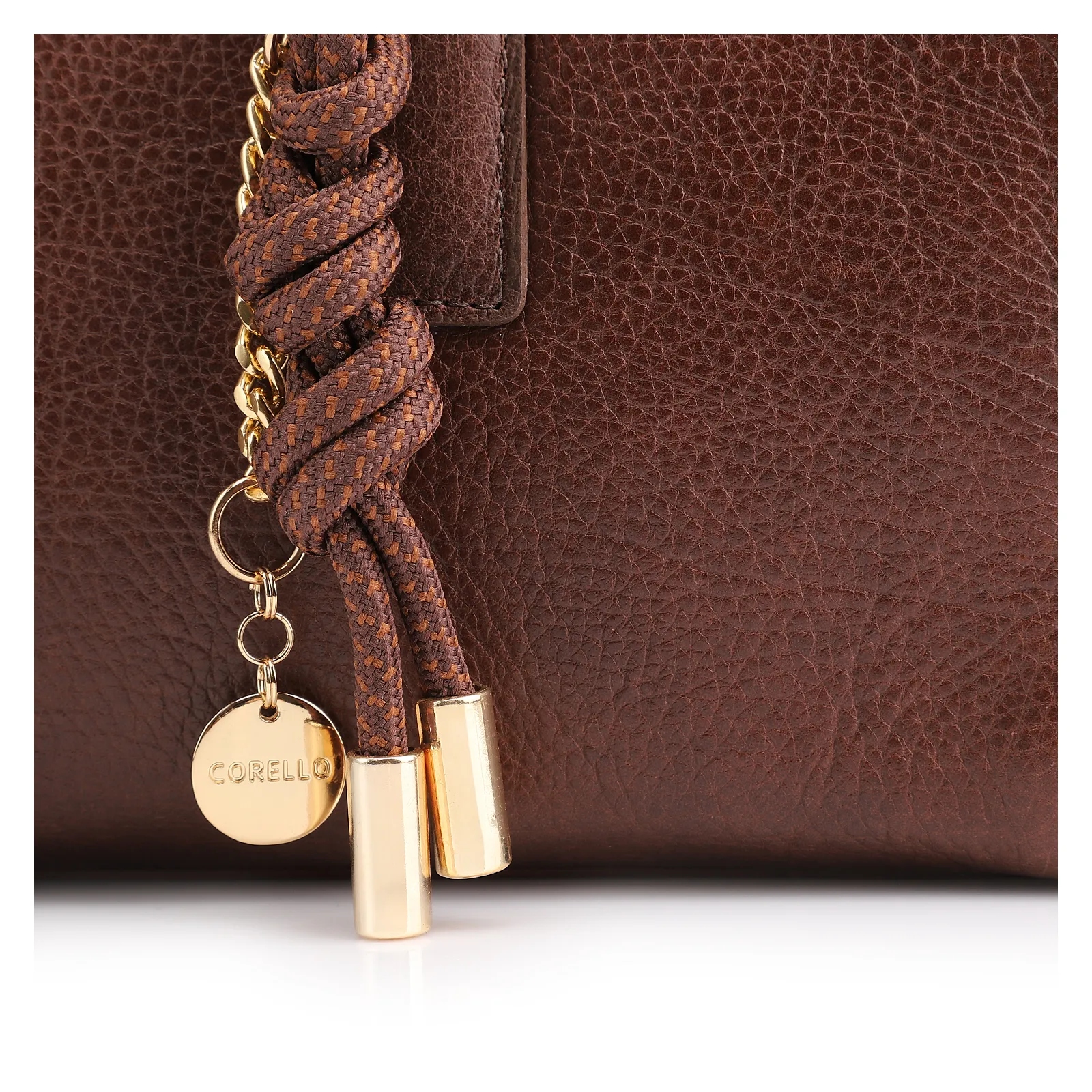 Bolsa Tote Couro Antique Marrom