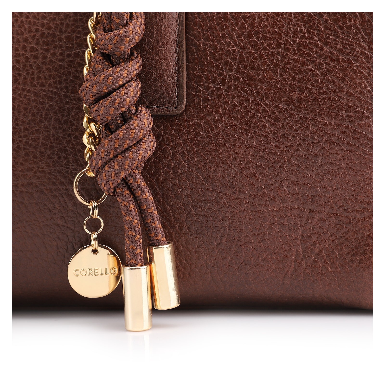 Bolsa Tote Couro Antique Marrom