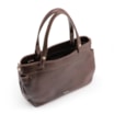 Bolsa Tote Couro Antique Marrom Escuro - imagem 4