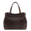 Bolsa Tote Couro Antique Marrom Escuro - imagem 3