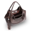 Bolsa Tote Couro Antique Marrom Escuro - imagem 5