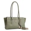 Bolsa Tote Couro Antique Verde - imagem 2
