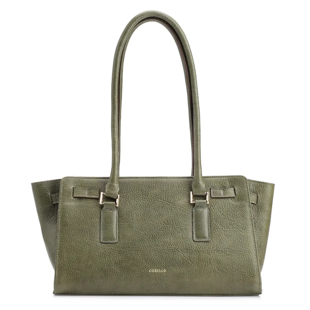 Bolsa Tote Couro Antique Verde - imagem 3