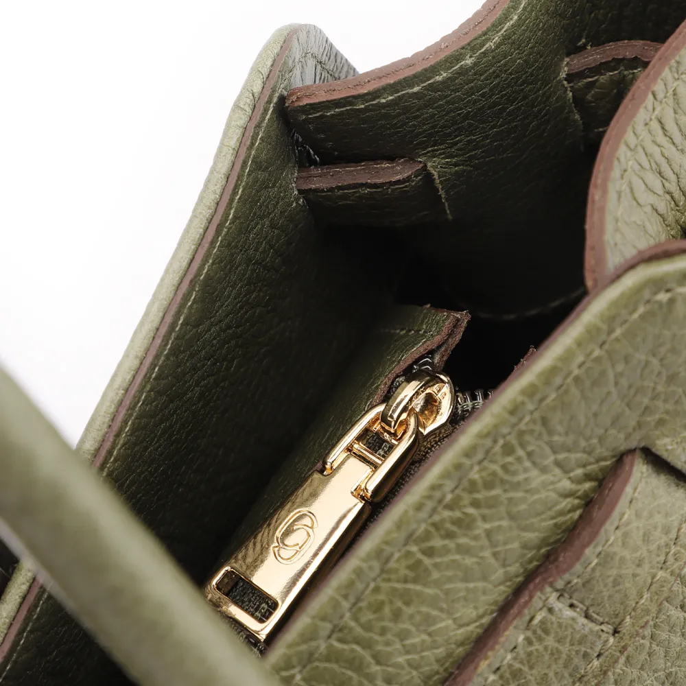 Bolsa Tote Couro Antique Verde - imagem 5