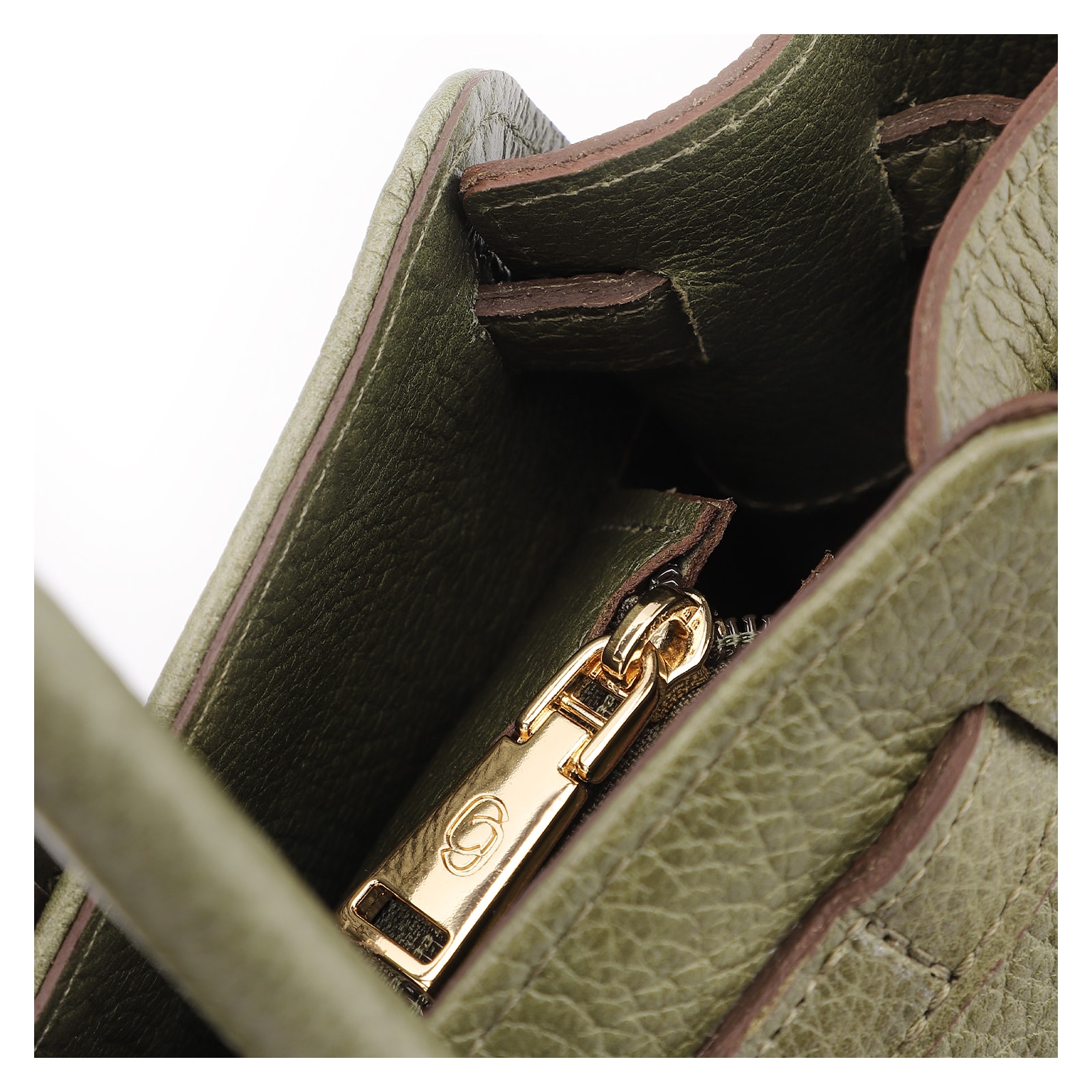 Bolsa Tote Couro Antique Verde