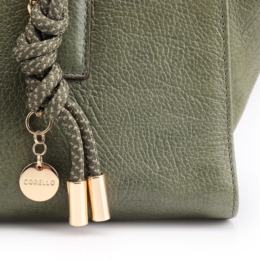 Bolsa Tote Couro Antique Verde - imagem 8