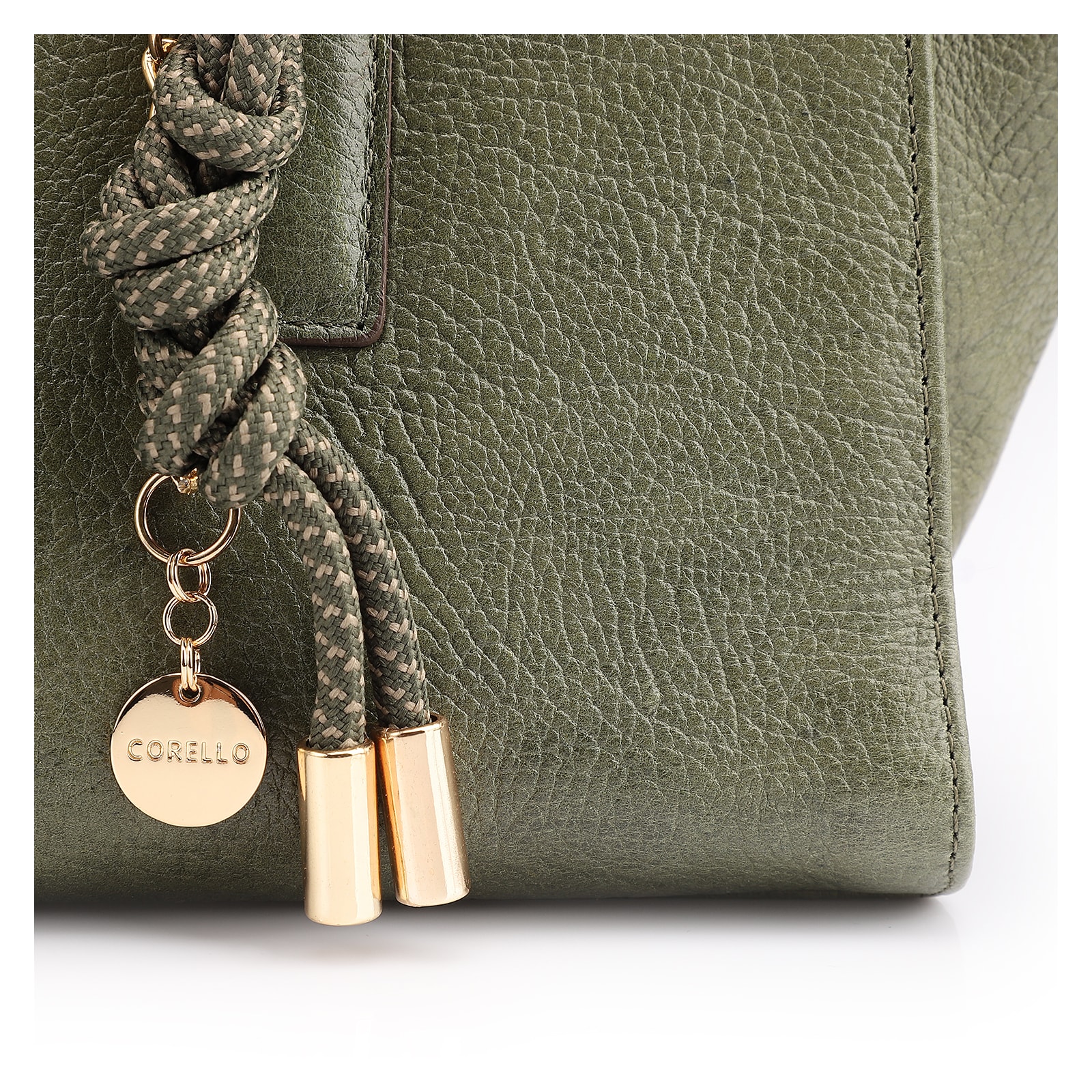Bolsa Tote Couro Antique Verde