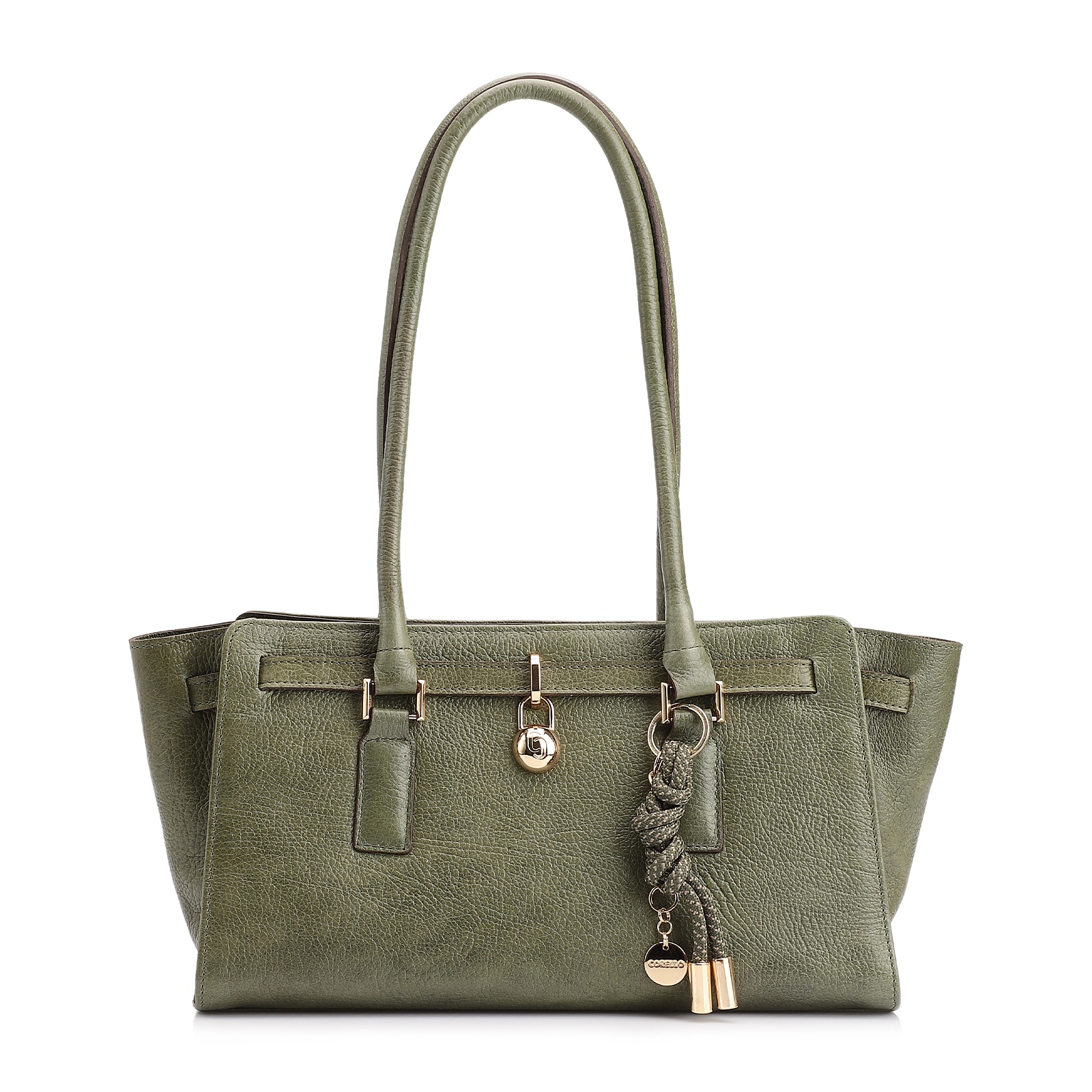 Bolsa Tote Couro Antique Verde