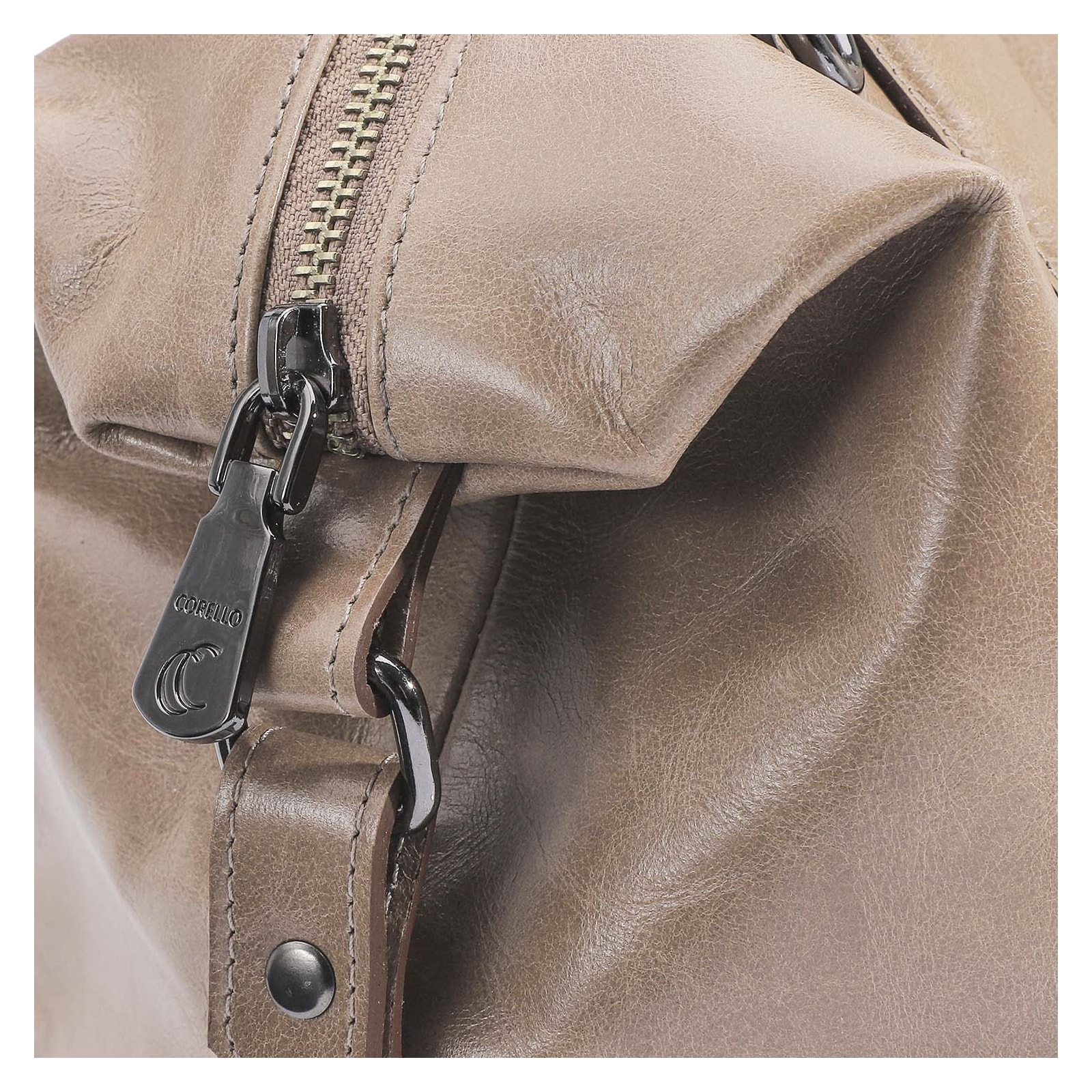 Bolsa Tote Couro Argila