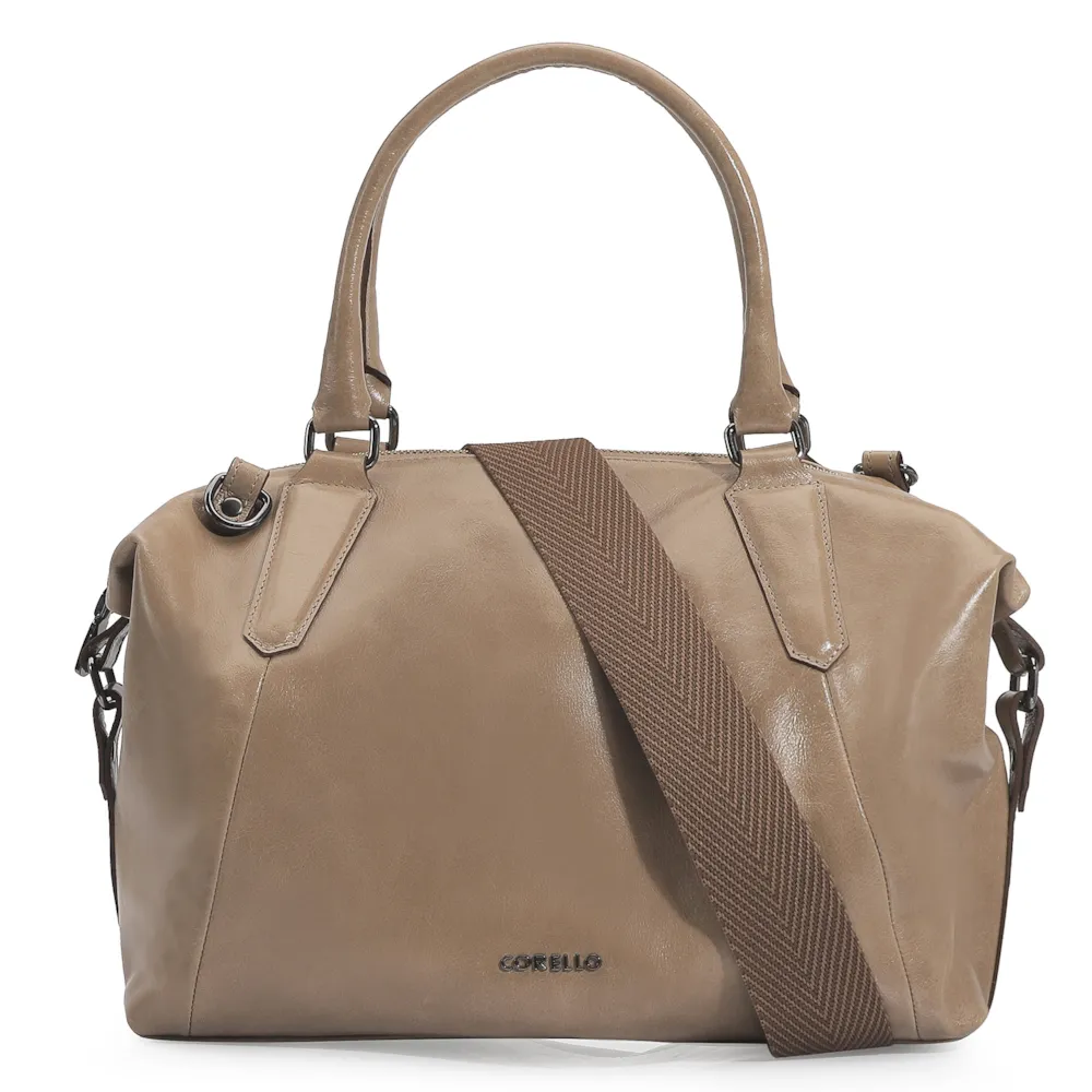 Bolsa Tote Couro Argila