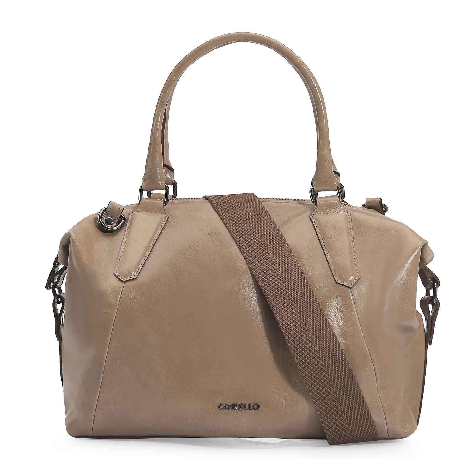 Bolsa Tote Couro Argila
