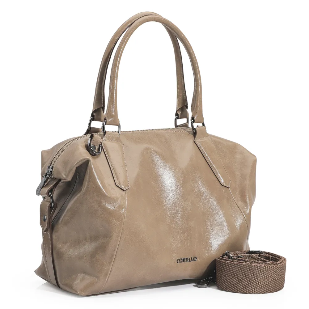 Bolsa Tote Couro Argila - imagem 2